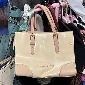 Dooney & Bourke Cream Satchel